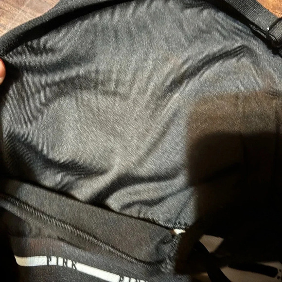 VS PINK ACTIVE SPORTS BRA BLACK - Picture 5 of 9